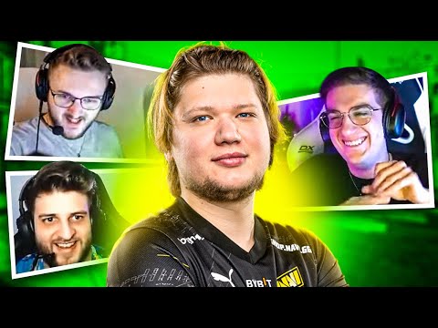 Видео: РЕАКЦИЯ ПРО Игроков и СТРИМЕРОВ на ИГРУ S1MPLE