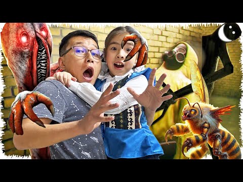 Видео: Раяна екеуміз қатты қорқтық (Escape The Backrooms) #3