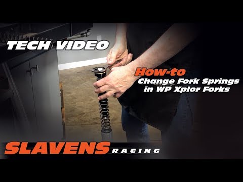 Видео: Как заменить пружины вилки в вилках WP Xplor