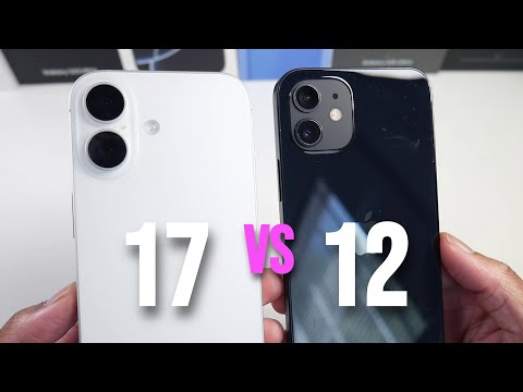 Видео: iPhone 17 против iPhone 12 (тест скорости, сравнение камер, динамики и PUBG)