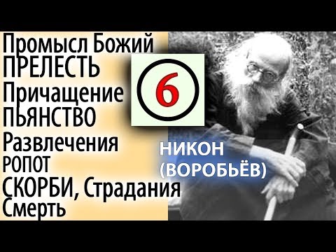 Видео: СКОРБИ и Страдания. Тишина в Душе. Промысл Божий. Никон (Воробьев) 6