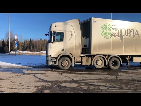 Видео: Трасса Пермь-Киров-Кострома, идеальные дороги, разгрузка в Санкт-Петербурге.