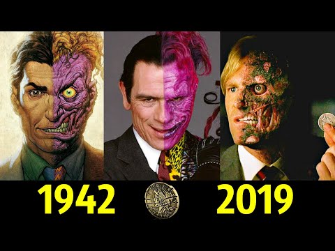 Видео: 🌗 Двуликий - Эволюция (1942 - 2019) ! Все Появления Харви Дента 👮!