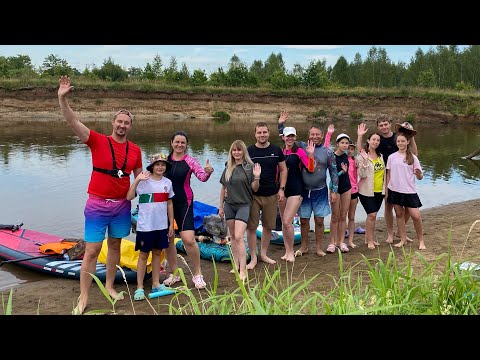 Видео: Sup сплав по Клязьме Покров-Петушки