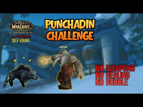 Видео: Сможете ли вы пробить себе путь к 60-му уровню в хардкорной классике WoW? — Испытание Punchadin