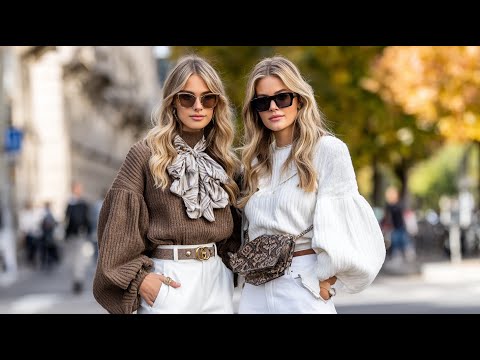 Видео: Моменты уличного стиля: стильные наряды осени/зимы 2025, модные образы и вдохновляющая мода из Ми...