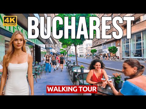 Видео: 🇷🇴 Пешеходная экскурсия по Бухаресту, Румыния — от старого города до современных улиц 4K