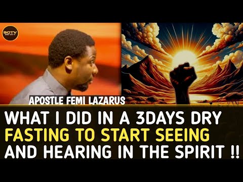 Видео: ЧТО Я СДЕЛАЛ ЗА 3 ДНЯ СУХОГО ГОЛОДАНИЯ, ЧТОБЫ НАЧАТЬ ВИДЕТЬ И СЛЫШАТЬ В ДУХЕ!! АПОСТОЛ ФЕМИЯ ЛАЗАРЬ