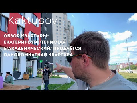 Видео: ЕКАТЕРИНБУРГ/АКАДЕМИЧЕСКИЙ/ПРОДАЖА ОДНОКОМНАТНОЙ КВАРТИРЫ/ЖК ДОМИНО/ ТЕНИСТАЯ 6/ ОБЗОР