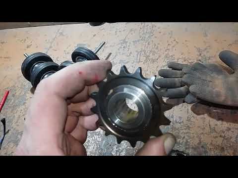 Видео: Детский снегоход (этап 3 катлы,валы,звезды)