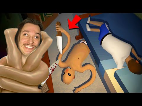 Видео: МУЖИК БЕЗ КОСТЕЙ ПОД КРОВАТЬЮ. ПРЯЧЬСЯ!! (The Man Man)
