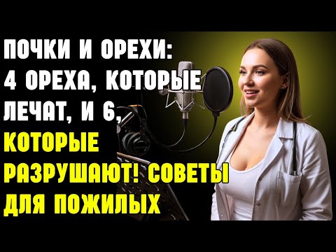 Видео: Почки и орехи: 4 ореха, которые лечат, и 6, которые разрушают! Советы для пожилых | Здоровье пожилых