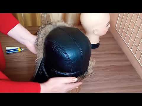Видео: Как увеличить размер шапки из натурального меха с помощью отвёртки