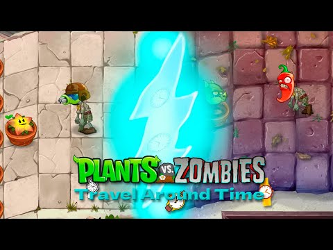 Видео: Казуальщина продолжается! Plants vs Zombies: Travel Around Time (Часть 2)