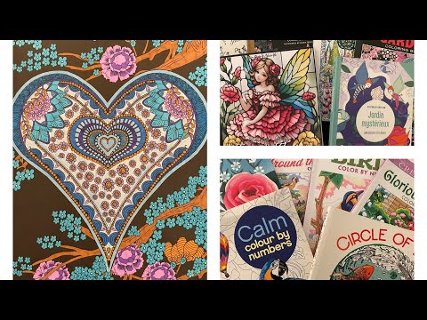 Видео: Раскрашенные работы за Февраль 2025/Completed coloring pages February 2025