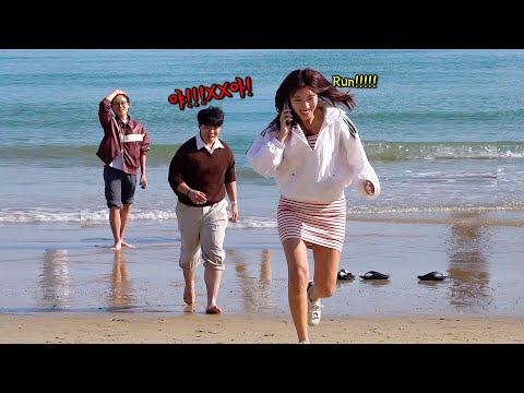 Видео: Девушка сбежала с айфоном!! корейский розыгрыш