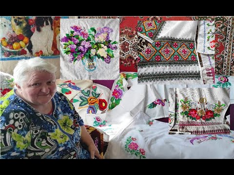 Видео: Живёт в белорусской деревне мастерица, всю жизнь вышивает!