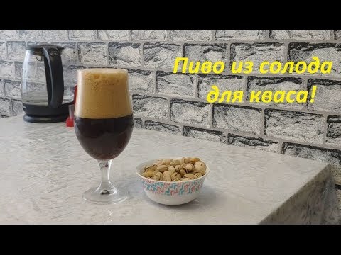 Видео: Пиво из солода для приготовления кваса - "Квасное"