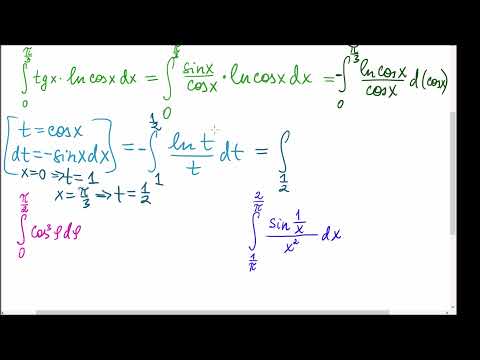 Видео: Определённый интеграл. Замена переменной.  Примеры вычисления