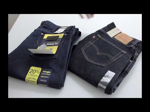 Видео: Джинсы Levi's 505 и Wrangler 47 сравнение, замеры | Jeans Levi's Wrangler regular fit