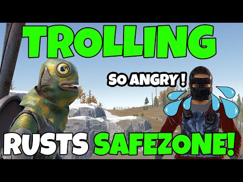 Видео: Мы превратили зону безопасности Rusts в опасное место! *Очень злые игроки*
