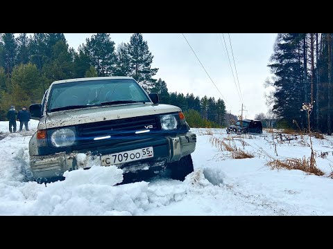 Видео: Почему Паджеро ТОП? Утопили и Разули в снегу Pajero. Off-road рейд Технолог
