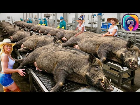 Видео: Как делается хамон Иберико — невероятное выращивание иберийских свиней для роскошного мяса!