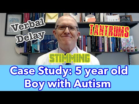 Видео: Пример исследования: 5-летний мальчик с аутизмом, задержкой вербального развития, истериками, сам...