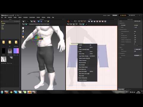 Видео: Marvelous Designer урок часть 1