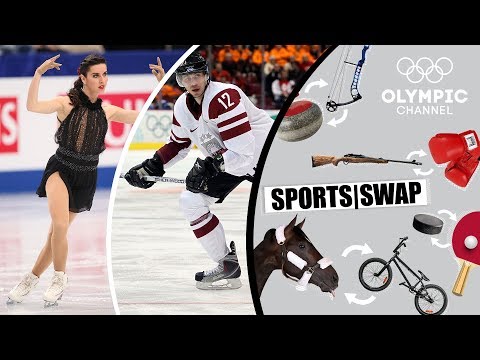 Видео: Маркеи И Васильев - Фигурное Катание Против Хоккея | Sports Swap