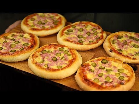 Видео: Школьная мини-пицца! Так вкусно, аж глазки закатываются!