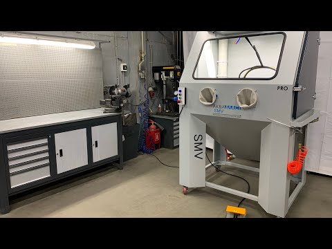 Видео: Обзор обновленной камеры АкваБласт SMV-A1210 PRO для очистки деталей методом аквабластинга.