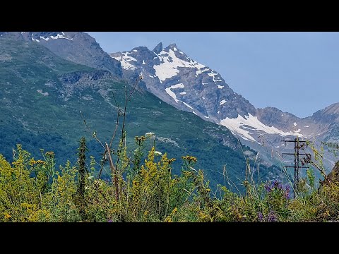 Видео: Прогулка Терскол - Тропа террекура - водопад Азау - поляна Азау - стадион Иткол