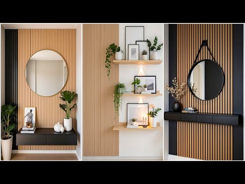 Видео: Современные идеи дизайна стен 2025 | Элегантные акцентные стены, деревянные планки и тенденции ди...