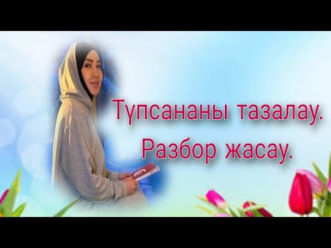 Видео: Түпсананы тазалау.  Разбор жасау.