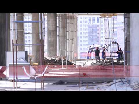 Видео: ELKOMIX 120 Quick Master, "Ренессанс Констракшн", г. Москва, 2013 год