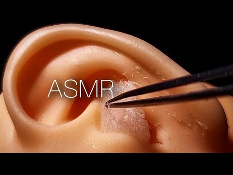 Видео: ASMR Tingle Чистка ушей позволяет одновременно насладиться ушной серой различной текстуры❤️