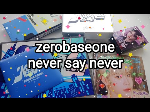 Видео:  💙 распаковка альбома zerobaseone — never say never (все версии) 