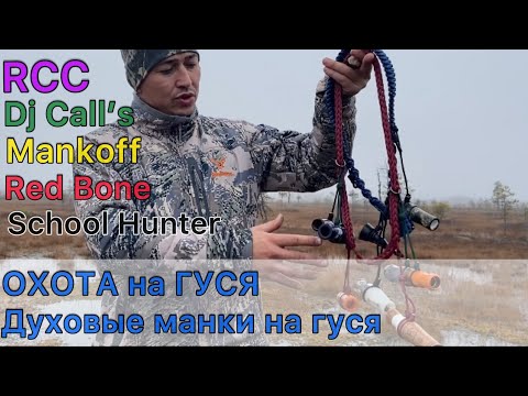 Видео: ОХОТА на ГУСЯ. Манок на гуся RCC, RedBone, DJ Call's, SchoolHunter, Mankoff