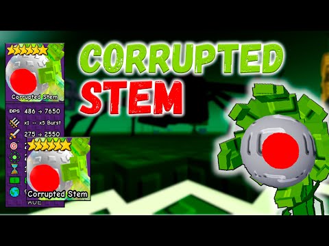 Видео: CORRUPTED STEM ЭТО РЕДКАЯ ИМБА ИЛИ ПЕРЕОЦЕНЁННЫЙ ШЛАК? | GARDEN TOWER DEFENSE ROBLOX