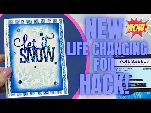 Видео: 💥НОВЫЙ ЛАЙФХАК С КЛЕЙКОЙ ФОЛЬГОЙ! 💥 Создатели открыток и мастерицы — ДА, ВЫ МОЖЕТЕ ЭТО СДЕЛАТЬ! 😱