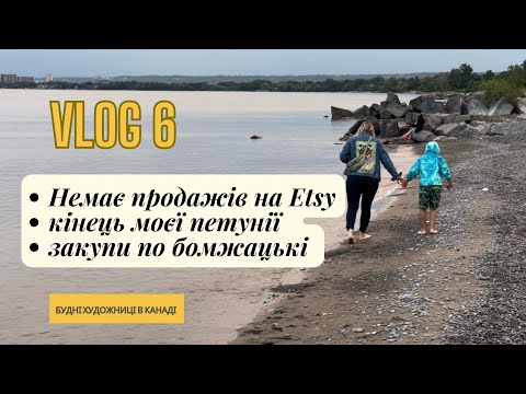 Видео: Vlog 6 Будні художниці в Канаді . Показую що купила. Немає продажів на Etsy #етсі