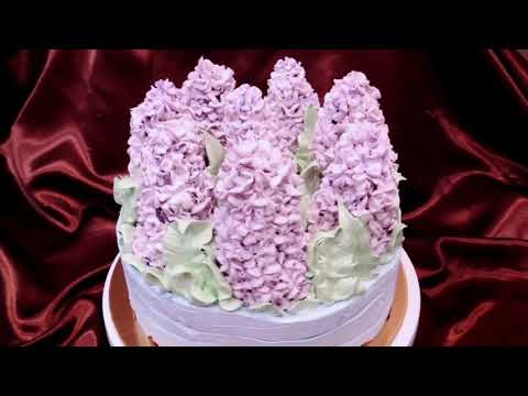 Видео: Зефирный торт    #торт #зефир #сирень #цветы