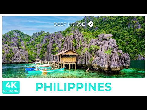 Видео: Филиппины 🏖️ Путешествия с дрона 4K 2025 | Расслабляющая музыка Deep House 🌴