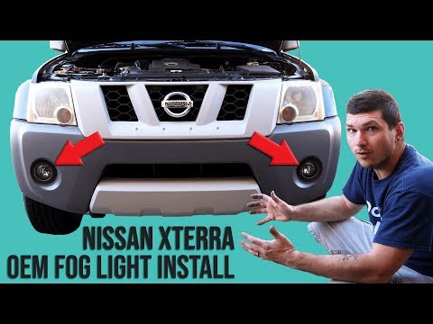 Видео: Как установить штатные противотуманные фары на Nissan Xterra