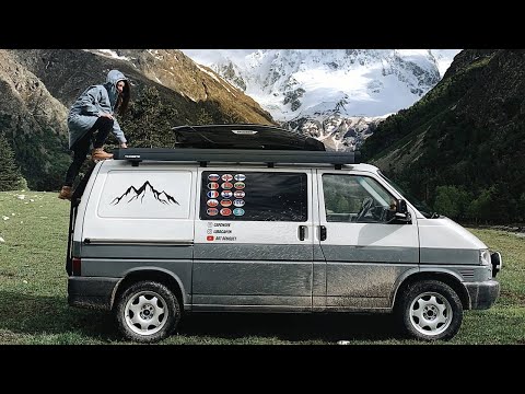 Видео: Кавказ на машине.  Мы в шоке! #VANLIFE