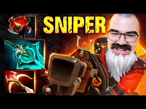 Видео: МИД СНАЙПЕР устроил врагам РАССТРЕЛ 🔥 sniper dota 2