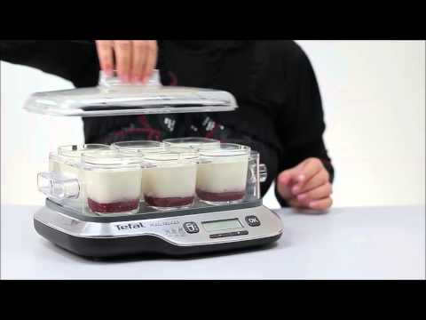 Видео: Йогуртница Tefal. Купить йогуртницу Тефаль. Как приготовить йогурт в йогуртнице Tefal.