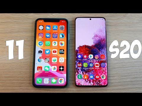 Видео: IPHONE 11 VS SAMSUNG GALAXY S20 - БИТВА ДВУХ ГИГАНТОВ! ПОЛНОЕ СРАВНЕНИЕ