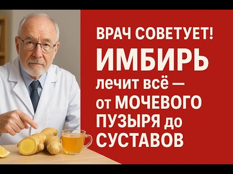 Видео: 👨‍⚕️ ВРАЧ РАССКАЗАЛ, КАК 🌿 КОРЕНЬ ИМБИРЯ ПОСЛЕ 60 ПОМОГАЕТ ОТ МОЧЕВОГО ПУЗЫРЯ ДО 💪 СУСТАВОВ!